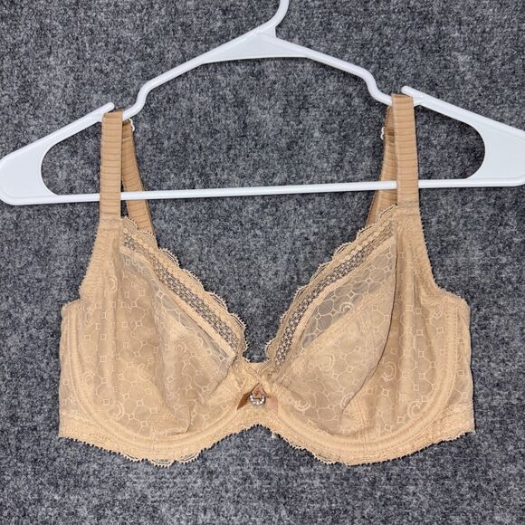 Chantelle Chic Sexy Wired Bra 30DDD Beige - Picture 1 of 9